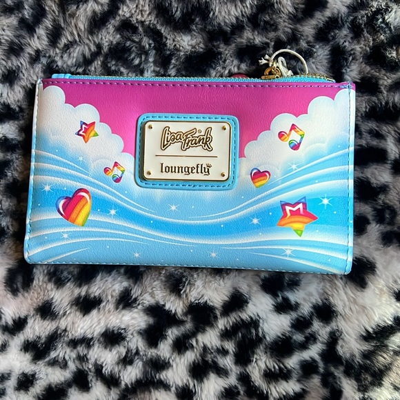 Lisa Frank Unicorn Reflection Faux leather Wallet - Picture 2 of 3